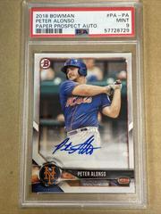 Peter Alonso #PA-PA Baseball Cards 2018 Bowman Paper Prospects Autographs Prices