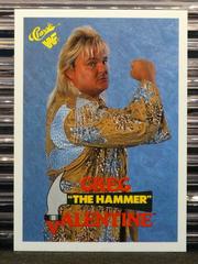 Greg 'The Hammer' Valentine Wrestling Cards 1990 Classic WWF Prices