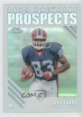 Lee Evans [Refractor] Football Cards 2004 Topps Chrome Premiere Prospects Prices