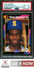 Ken Griffey Jr. [Black Back] Baseball Cards 1992 Kenner Starting Lineup Prices