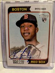 Brayan Bello Baseball Cards 2023 Topps Heritage Real One Autographs Prices