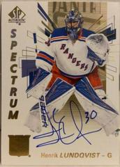 Henrik Lundqvist [Autograph Spectrum] Hockey Cards 2016 SP Authentic Prices