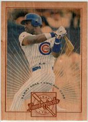 Sammy Sosa Baseball Cards 1996 Leaf Limited Lumberjacks Prices