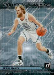 Brady Manek Basketball Cards 2022 Panini Chronicles Draft Picks Power Formulas Prices