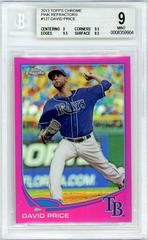 David Price [Pitching Pink Refractor] Baseball Cards 2013 Topps Chrome Prices