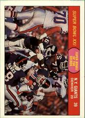 Super Bowl XXI Football Cards 1988 Fleer Team Action Prices