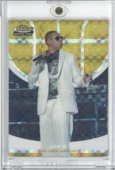 Jay Z [Gold X Fractor] Basketball Cards 2005 Finest Prices