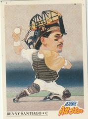 Benny Santiago #663 Baseball Cards 1991 Score Prices