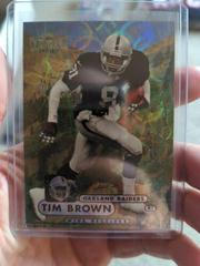 Tim Brown [Precious Metal Gems] Football Cards 1998 Metal Universe Prices