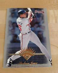 Andruw Jones #168 Baseball Cards 1997 Leaf Fractal Matrix Prices