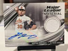 Grayson Rodriguez #MLMA-GR Baseball Cards 2023 Topps Update Major League Material Autographs Prices