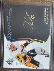 Jake Guentzel [Black Gold Ink] Hockey Cards 2021 SP Authentic Sign of the Times Autographs Prices