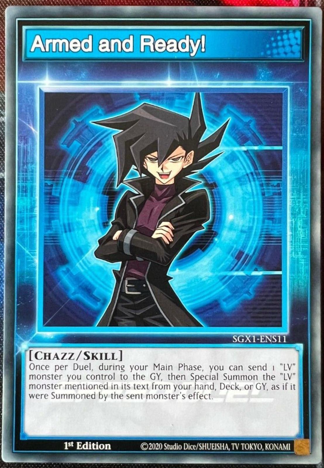 Armed and Ready! SGX1-ENS11 YuGiOh Speed Duel GX: Duel Academy Box