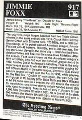 Jimmie Foxx #917 Baseball Cards 1993 Conlon Collection Prices