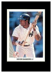 Deion Sanders #359 Baseball Cards 1990 Leaf Prices