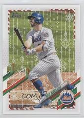 Pete Alonso [Metallic Snowflake] #HW115 Baseball Cards 2021 Topps Holiday Mega Box Prices