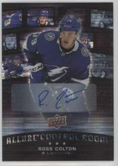 Ross Colton [Autograph] #CR-2 Hockey Cards 2021 Upper Deck Allure Control Room Prices