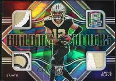 Chris Olave [Neon Marble] #BBL-COL Football Cards 2022 Panini Spectra Building Blocks Prices