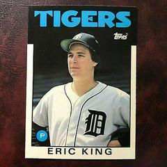 Eric King #53T Baseball Cards 1986 Topps Traded Tiffany Prices