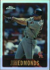 Jim Edmonds #28 Baseball Cards 1997 Topps Chrome Prices