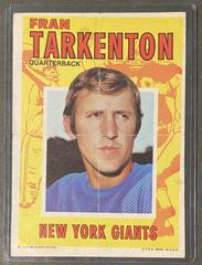 Fran Tarkenton #5 Football Cards 1971 Topps Pin Ups Prices