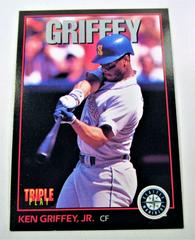 Ken Griffey Jr. #1 Baseball Cards 1993 Panini Donruss Triple Play Prices