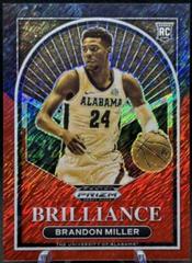 Brandon Miller [Red Shimmer] #9 Basketball Cards 2023 Panini Prizm Draft Picks Brilliance Prices