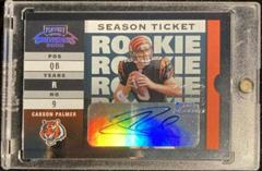 Carson Palmer [Prev. Ticket Auto. Emerald] #126 Football Cards 2003 Playoff Contenders Prices