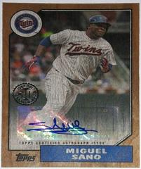 Miguel Sano [Maple Wood] #1987A-MSA Baseball Cards 2017 Topps 1987 Autographs Prices