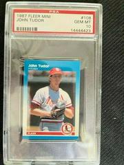John Tudor Baseball Cards 1987 Fleer Mini Prices