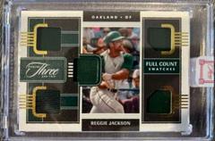 Reggie Jackson [Gold] #FCS-RJ Baseball Cards 2022 Panini Three and Two Full Count Swatches Prices