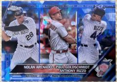 Anthony Rizzo, Nolan Arenado, Paul Goldschmidt Baseball Cards 2016 Topps Chrome Sapphire Prices