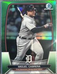 Miguel Cabrera [Green] Baseball Cards 2023 Bowman Chrome Prices