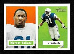 Marcus Pollard #54 Football Cards 2002 Topps Heritage Prices