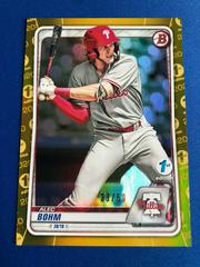 Alec Bohm [Gold Foil] #BFE-29 Baseball Cards 2020 Bowman 1st Edition Prices