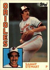 Sammy Stewart #59 Baseball Cards 1984 Topps Tiffany Prices