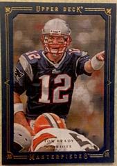 Tom Brady [Framed Blue] #84 Football Cards 2008 Upper Deck Masterpieces Prices