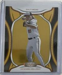 Jackson Holliday [Holo Gold] #17 Baseball Cards 2023 Panini Chronicles Certified Prices