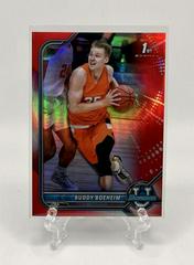 Buddy Boeheim [Chrome Red Refractor] #100 Basketball Cards 2021 Bowman University Prices