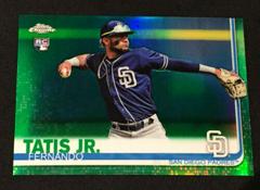Fernando Tatis Jr. [Green Refractor] #203 Baseball Cards 2019 Topps Chrome Prices