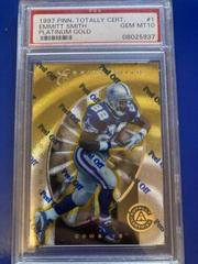 Emmitt Smith [Platinum Gold] Football Cards 1997 Pinnacle Totally Certified Prices