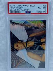 Rhea Ripley [Black] Wrestling Cards 2020 Topps WWE Finest Prices