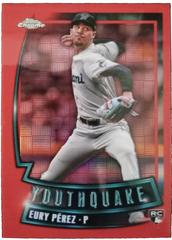 Eury Perez [Red] #YQ-96 Baseball Cards 2023 Topps Chrome Youthquake Prices