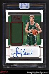 Larry Bird [Red] Basketball Cards 2021 Panini One and One Jersey Autographs Prices