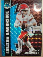 Patrick Mahomes II [Blue Fluorescent] #TM-14 Football Cards 2021 Panini Mosaic Touchdown Masters Prices
