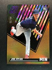 Joe Ryan [Purple] #7 Baseball Cards 2022 Panini Chronicles Zenith Prices