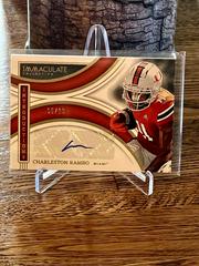 Charleston Rambo [Gold] #II-CRA Football Cards 2022 Panini Immaculate Collegiate Introductions Autographs Prices