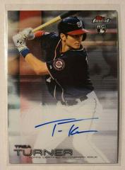 Trea Turner #FA-TT Baseball Cards 2016 Topps Finest Autographs Prices