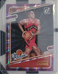 Scottie Barnes [Purple Laser] Basketball Cards 2021 Panini Donruss The Rookies Prices