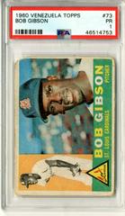 Bob Gibson #73 Baseball Cards 1960 Venezuela Topps Prices